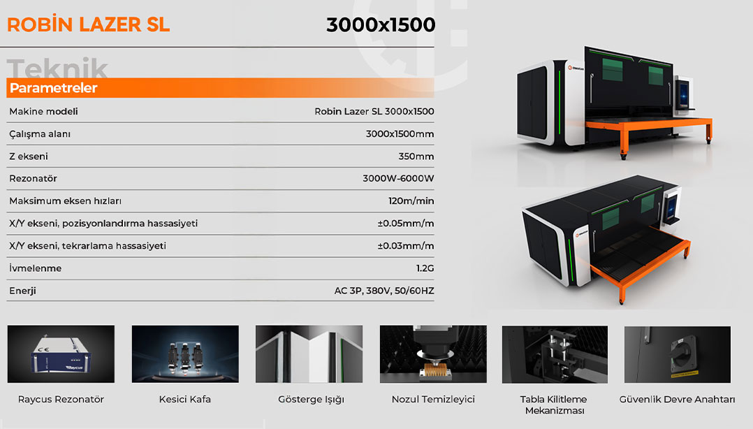 Robin Lazer SL 3000x1500